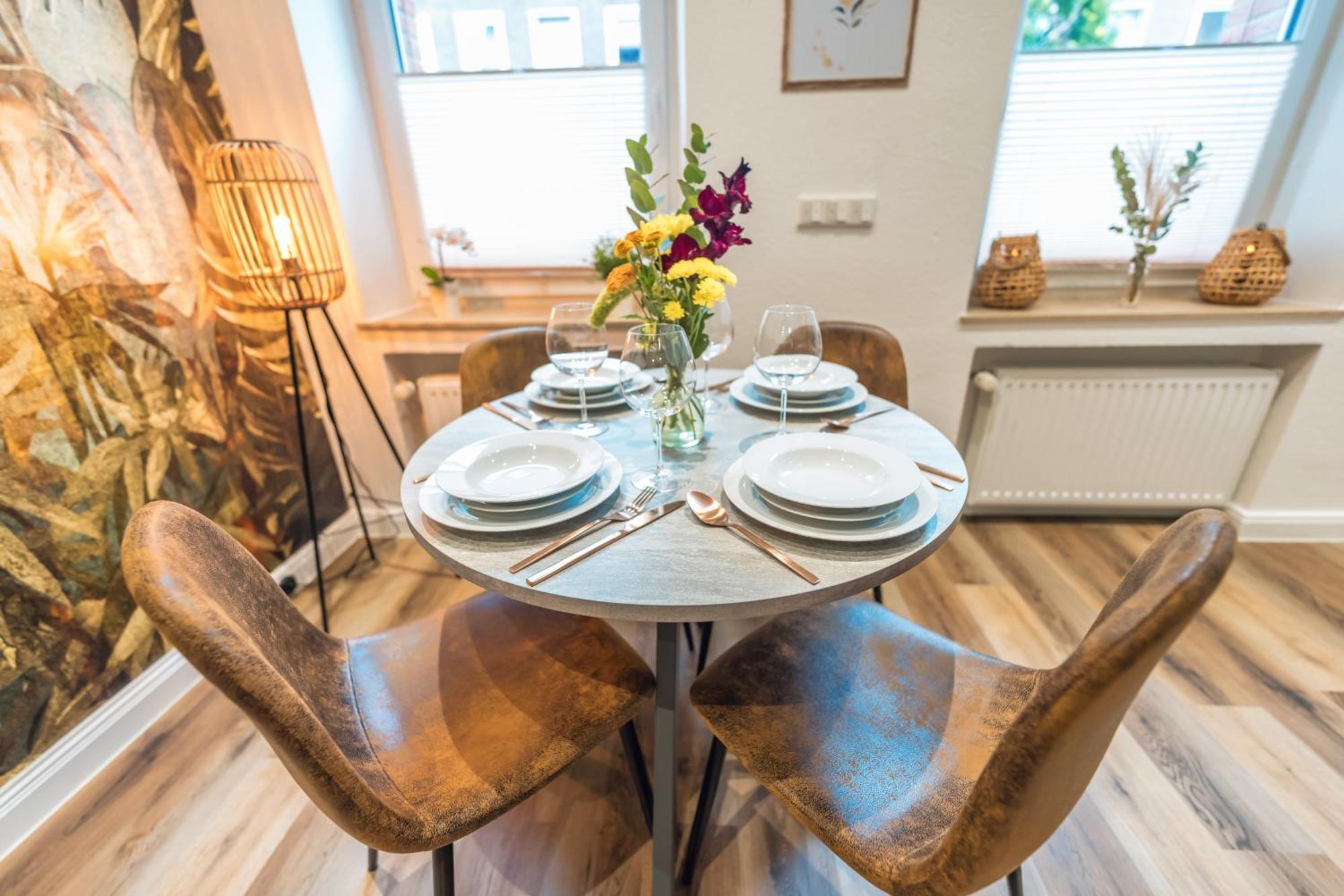 Stylisch - Ruhig - Gemuetlich - Zentral - Einladend Appartement Krefeld Buitenkant foto